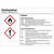 Gefahrstoffetiketten zur Behälterkennzeichnung, Folie, 10,5 x 7,4 Version: 07 - G007: Diethylether
