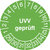 Prüfplaketten - UVV geprüft, in Jahresfarbe, 15 Stück/Bogen, selbstklebend, 3,0 cm Version: 29-34 - Prüfplakette - UVV geprüft 29-34