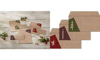 sigel Weihnachts-Umschlag-Set "Cut-out style", DIN lang (8203860)