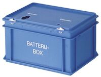 Batteriebehälter, VB 320400, Blau
