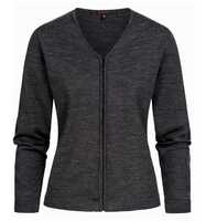 GREIFF-6052 Damen-Strickjacke RF Gr. L anthrazit