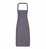 Premier Workwear Organic Cotton Bib Apron (No Pocket) PW102 60 x 87 cm Dark Grey (ca. Pantone 431C)
