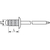 Skizze zu GESIPA Poly Grip univerzális szegecs laposkerekfejű 3.2x 8 alu, acéltüskével