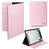 BLUN UNT UNIVERSAL BOOK CASE WITH STAND TABLET PC WITH 8" SCREEN LIGHT PINK