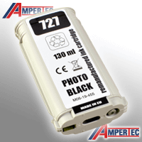 Ampertec Tinte ersetzt HP B3P23A 727 foto schwarz