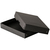 PURE Box Black A5 40 mm Füllhöhe. Pappe, Farbe: schwarz, max. Aufbewahrungsmenge: 500 Blatt. 180 mm x 250 mm, Packungsmenge: 1