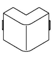 Außeneck LF-K 15x30mm 90° cws RAL9001 HFT Kst