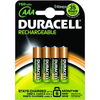 Duracell HR3-B batteria per uso domestico Batteria ricaricabile Mini Stilo AAA Nichel-Metallo Idruro (NiMH)