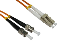 Cables Direct 10.0m LC-ST 50/125 MMD OM2 InfiniBand/fibre optic cable 10 m Orange
