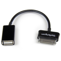 StarTech.com SDCOTG mobiltelefon kábel Fekete 0,1524 M Samsung 30p USB A