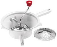 Moulinex K10120 picadora manual de alimentos Rojo, Acero inoxidable, Blanco