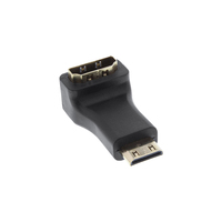 InLine 17690K tussenstuk voor kabels HDMI A female HDMI C Zwart