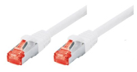 Tecline 1m Cat6 S/FTP Netzwerkkabel Weiß S/FTP (S-STP)