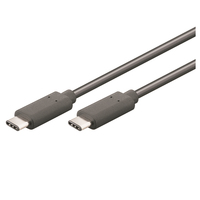 M-Cab USB-C 3.1 Kabel, St/St. - 1.00m, schwarz