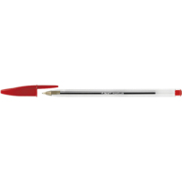 BIC Cristal Medium Czerwony Długopis Średni 50 szt.
