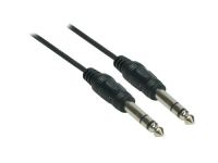 Alcasa 6.3 mm St/St, 1.5 m Audio-Kabel 1,5 m 6.35mm Schwarz