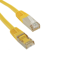 Qoltec Cat6, FTP, 0.25m hálózati kábel Sárga 0,25 M F/UTP (FTP)