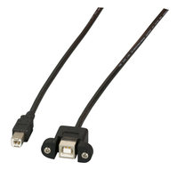 EFB Elektronik K5293SW.1V2 USB-kabel 1 m USB 2.0 USB B Zwart