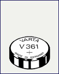 Varta V361 pile domestique Batterie à usage unique Argent-Oxide (S)