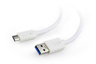 Gembird CCP-USB3-AMCM-1M-W USB kábel USB 3.2 Gen 1 (3.1 Gen 1) USB A USB C Fehér