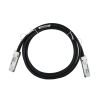 BlueOptics OS6860-CBL-100-BL InfiniBand/fibre optic cable 1 m QSFP Schwarz, Silber