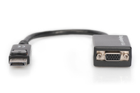 ASSMANN Electronic AK-990904-002-S Videokabel-Adapter 0,15 m DisplayPort VGA (D-Sub) Schwarz