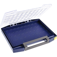 raaco Boxxser 55 Boîte à outils Polycarbonate (PC), Polypropylène Bleu, Transparent