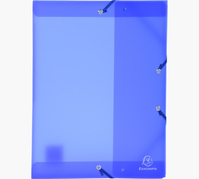 Exacompta 59872E fichier Polypropylène (PP) Bleu A4