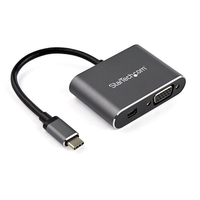 StarTech.com Adaptador USB-C a Mini DisplayPort y VGA - Conversor de Vídeo USB Tipo C - 4K 60Hz - HDR