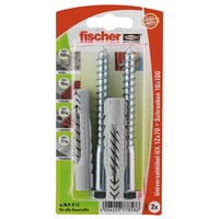 Fischer UX 12 x 70 S 2 stuk(s) Schroef- & muurplugset 70 mm