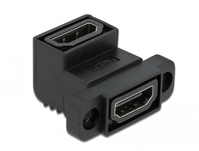 DeLOCK 81308 tussenstuk voor kabels HDMI Type A (Standard) HDMI Type A (Standaard) Zwart