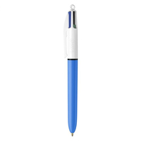 BIC 982866 ballpoint pen Black, Blue, Green, Red Clip-on retractable ballpoint pen Medium 12 pc(s)