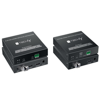 Techly IDATA EXT-EF3000 extension audio/video Émetteur et récepteur AV Noir