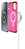 Cellularline Gloss Mag telefontok 15,5 cm (6.1") Borító Rózsaszín, Átlátszó, Fehér