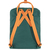 Fjällräven Kanken Rucksack Grün, Orange Vinylon