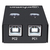 Manhattan 2-Port USB 2.0-Umschalter, 1 x USB-A-Port auf 2 x USB-B-Port, Auto-Sensing, Umschalten per Tastaturkürzel oder per Tastendruck am Gerät