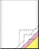 Sigel 33244 papier voor inkjetprinter A4 (210x297 mm) Roze, Wit, Geel