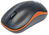 Manhattan Success Wireless Mouse, Black/Orange, 1000dpi, 2.4Ghz (up to 10m), USB, Optical, Three Button with Scroll Wheel, USB micro receiver, AA battery (included), Low frictio...