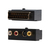 Nanocable 10.27.0051 adaptador de cable de vídeo SCART (21-pin) 3 x RCA + S-Video Negro