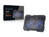 Conceptronic THANA01B laptop cooling pad 39,6 cm (15.6") Zwart