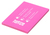 Kolma 13.007.33 Klebezettel Rechteck Pink 100 Blätter Selbstklebend
