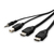 Belkin F1DN2CCBL-DH6t Tastatur/Video/Maus (KVM)-Kabel Schwarz 1,8 m