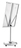 Magnetoplan 12270F13 tablica typu flipchart Wolnostojący Metal Szary, Biały