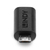 Lindy 41903 tussenstuk voor kabels USB Type C USB Type Micro-B Zwart