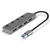 Lindy 43309 hálózati csatlakozó USB 3.2 Gen 1 (3.1 Gen 1) Type-A 5 Mbit/s Szürke