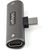 StarTech.com Adaptateur USB-C Audio & Chargeur - Convertisseur Prise Audio Mini Jack Aux TRRS 3.5mm Casque/Écouteurs - 60W USB Type-C Power Delivery Pass-Through - Smartphone/Ta...