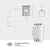 EZVIZ CS-BD-DB1C Kit de sonnette de porte Blanc