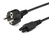Equip 112151 power cable Black 3 m Power plug type F C5 coupler
