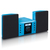 Lenco MC-013BU Tragbares Stereosystem Digital 4 W FM Blau Playback MP3