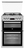 Beko XDVG675NTS 60cm Freestanding Gas Double Oven Cooker